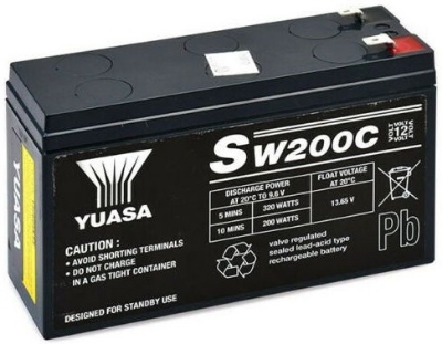 Imagem de Bateria Yuasa SW200 chumbo-ácido 12 6.5Ah