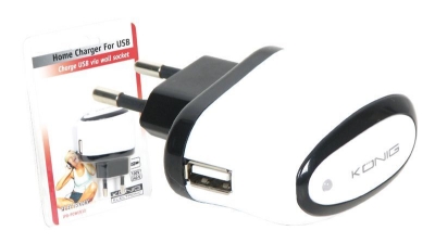 Imagem de Carregador USB universal para smartphones e tablets branco
