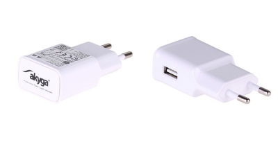 Imagem de Transformador 110-240V Quallcomm 3.0 USB branco