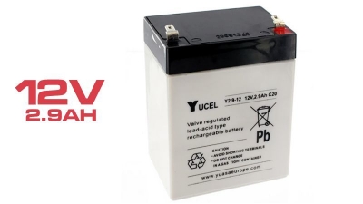 Imagem de Bateria Yucel Y2.9-12 chumbo ácido 12V 2.9Ah