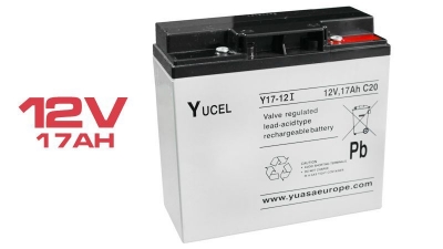 Imagem de Bateria Yucel Y17-12I chumbo ácido 12V 17Ah