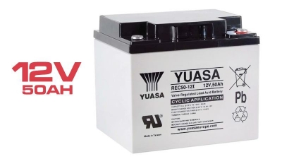 Picture of Bateria Yuasa REC50-12 chumbo ácido 12V 50Ah