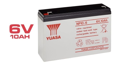 Imagem de Bateria Yuasa NP10-6 chumbo-ácido 6V 10Ah