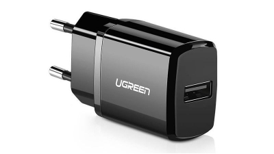 Imagem de Carregador Ugreen ED011 100-240V USB 5V 2.1Amp negro
