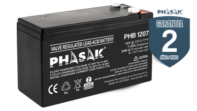 Picture of Bateria Phasak 12V 7.2A