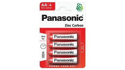 Imagem de Pilha AA/LR6 Panasonic cloreto zinco Super Heavy Duty 1.5V blister (4)