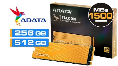 Imagem de Disco duro SSD M2 ADATA Falcon 1500 MBs - Capacidade: 256 GB