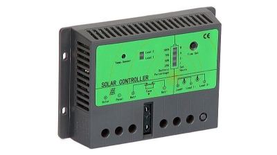 Picture of Controlador de carga/descarga nocturna por energia solar 12V 10/20A - Amperagem: 10 A